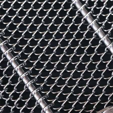 Băng tải lưới inox đan xoắn đơn
