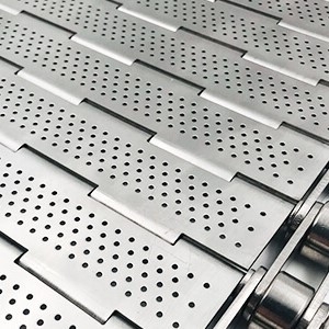 Băng tải lưới inox xích bản lề