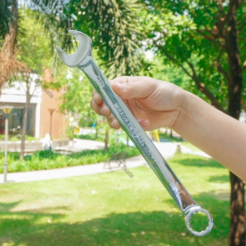 Cờ Lê Tròng Miệng KTC Nepros NMS2-23 Size 23mm – Tráng Gương Dòng Cao Cấp, Chống Trượt Nhật Bản