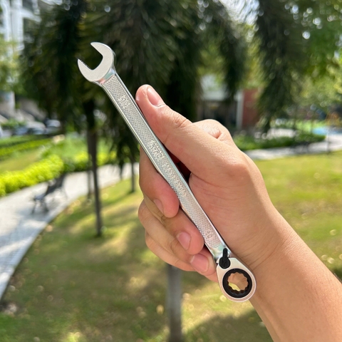 Cờ Lê Tròng Miệng Tự Động KTC MSR2A-10 Size 10mm - Đầu Cong 13°