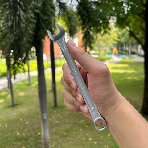 Cờ Lê Đầu Tròng KTC MS2-12 Size 12mm_Tròng Nghiêng Góc 15° - Sản Xuất Tại Nhật Bản