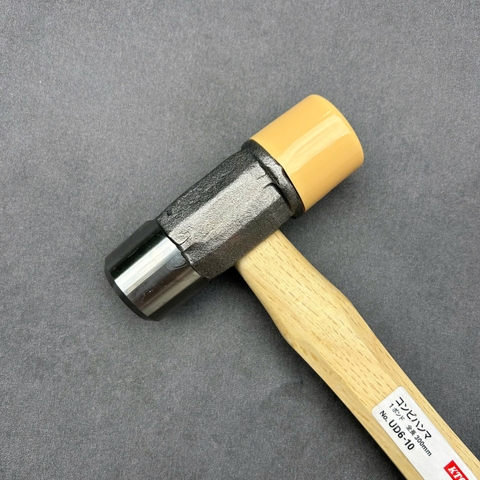 Búa Cơ Khí KTC UD6-10_Gồm Đầu Sắt Và Nhựa, Cán Gỗ Dài 300mm - Chính Hãng Nhật Bản