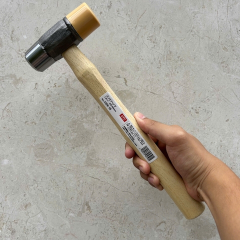 Búa Cơ Khí KTC UD6-10_Gồm Đầu Sắt Và Nhựa, Cán Gỗ Dài 300mm - Chính Hãng Nhật Bản