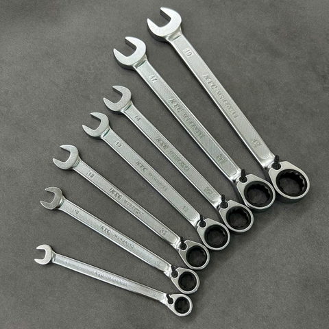 Cờ Lê Tròng Miệng Tự Động KTC MSR2A-14 Size 14mm - Đầu Cong 13°