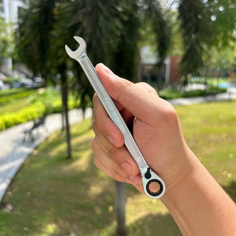 Cờ Lê Tròng Miệng Tự Động KTC MSR2A-08 Size 8mm - Đầu Cong 13°