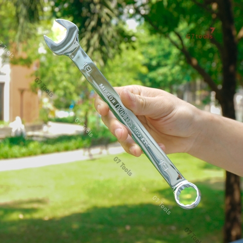 Cờ Lê Tròng Miệng KTC Nepros NMS2-19 Size 19mm – Tráng Gương Dòng Cao Cấp, Chống Trượt Nhật Bản