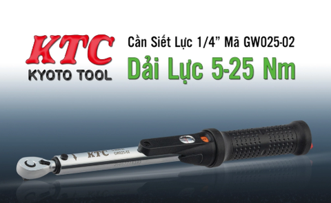 Cần Siết Lực KTC GW025-02 Đầu Cốt 1/4