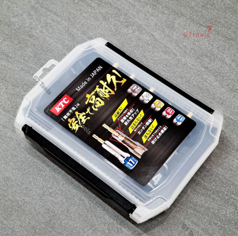 Bộ Đầu Khẩu Cho Máy 1/4" KTC TBZP635 Size 17–24mm_Socket Bit Impact Driver Gồm 5 Chi Tiết