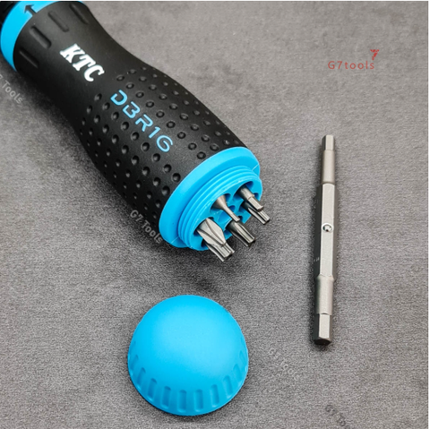 Tua Vít Đảo Chiều Thay Mũi Bit KTC DBR16 Gồm 16 Mũi Bits - Xuất xứ Nhật Bản