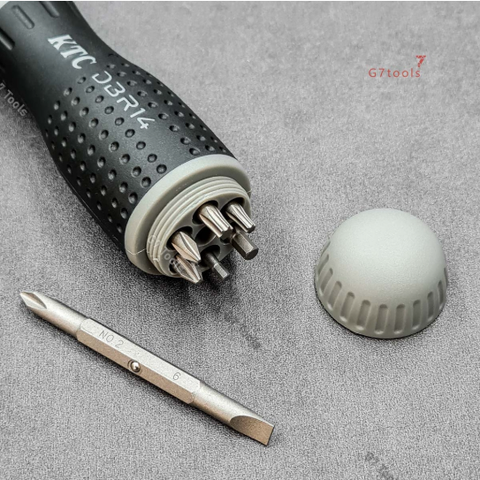 Tua Vít Đảo Chiều Thay Mũi Bit KTC DBR14 Gồm 14 Mũi Bits - Xuất xứ Nhật Bản