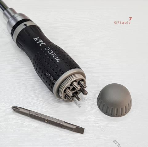 Tua Vít Đảo Chiều Thay Mũi Bit KTC DBR14 Gồm 14 Mũi Bits - Xuất xứ Nhật Bản