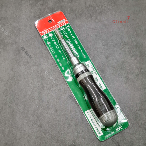 Tua Vít Đảo Chiều Thay Mũi Bit KTC DBR14 Gồm 14 Mũi Bits - Xuất xứ Nhật Bản