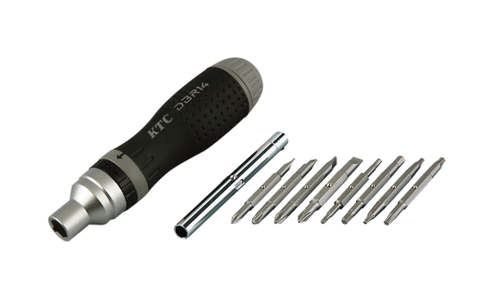 Tua Vít Đảo Chiều Thay Mũi Bit KTC DBR14 Gồm 14 Mũi Bits - Xuất xứ Nhật Bản