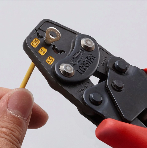 Kìm Bấm Cos Lobster AK1MA2 1.25–5.5mm² Dài 172mm – Chính Hãng Nhật Bản