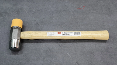 Búa Cơ Khí KTC UD6-10_Gồm Đầu Sắt Và Nhựa, Cán Gỗ Dài 300mm - Chính Hãng Nhật Bản