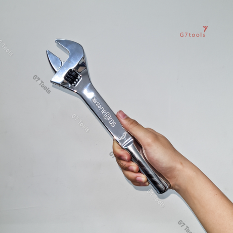 Mỏ Lết KTC Nepros NWM-250 _ Chiều dài 250 mm, Thép Hợp Kim Mạ Chrome Chính Hãng Nhật Bản