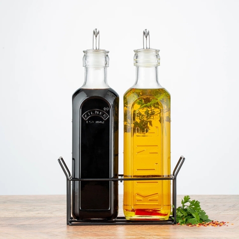 Bộ bình thủy tinh đựng dầu Kilner – ảnh 3