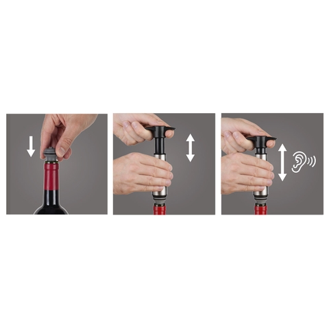 Bộ hút chân không bằng thép không gỉ Vacu Vin – ảnh 4
