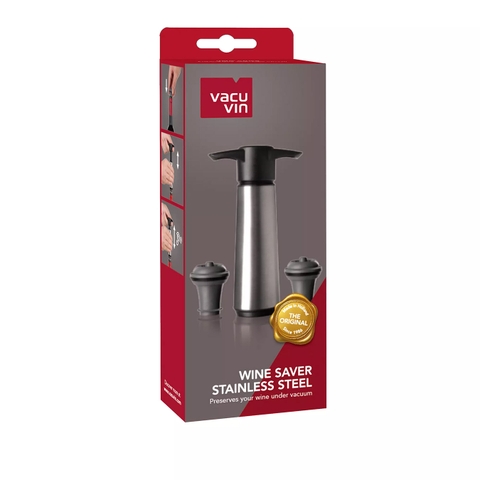 Bộ hút chân không bằng thép không gỉ Vacu Vin – ảnh 2