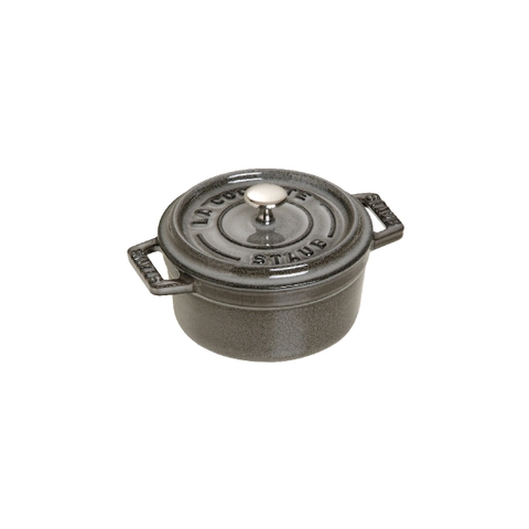 Nồi gang tròn màu xám Staub – ảnh 4