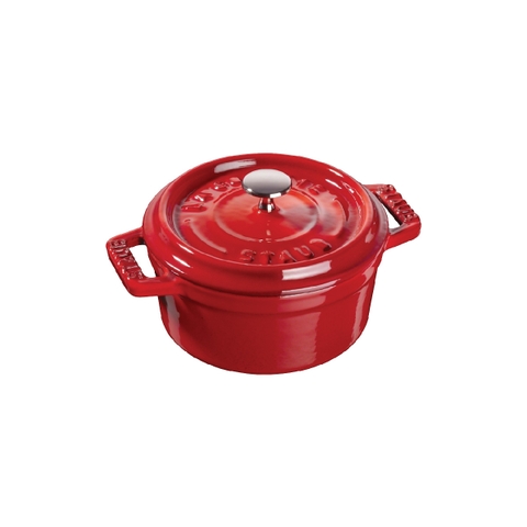 Nồi gang tròn màu đỏ cherry Staub – ảnh 4