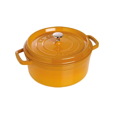 Nồi gang tròn màu vàng Staub – ảnh 4