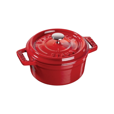Nồi gang tròn màu đỏ cherry Staub – ảnh 6
