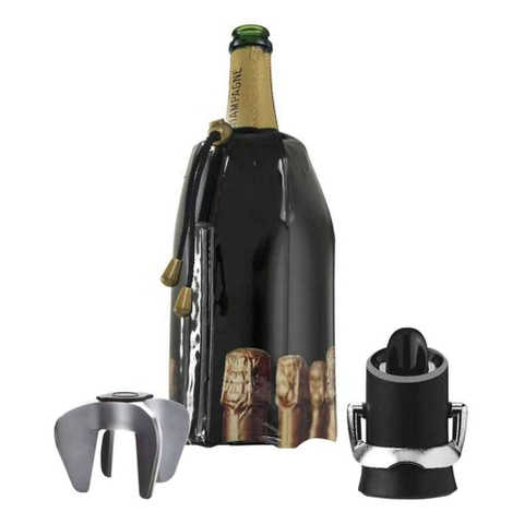 Vacu Vin - Bộ dụng cụ rượu sâm panh - 3 món