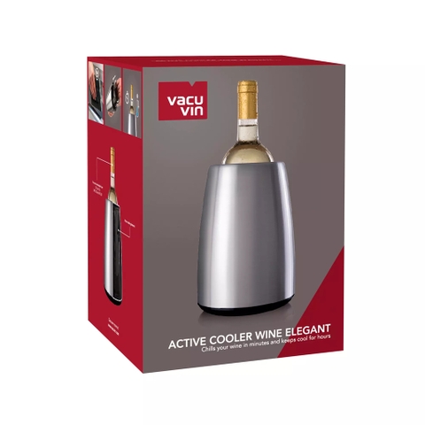 Bình giữ mát rượu màu bạc Vacu Vin – ảnh 7