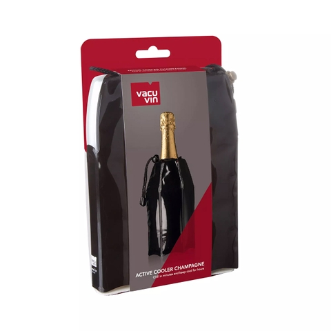 Túi giữ mát rượu sâm panh màu đen Vacu Vin – ảnh 3