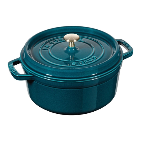 Nồi gang tròn màu xanh ngọc Staub – ảnh 4