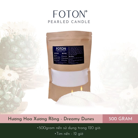 Nến ngọc trai hương hoa xương rồng Dreamy Dunes Foton – ảnh 2