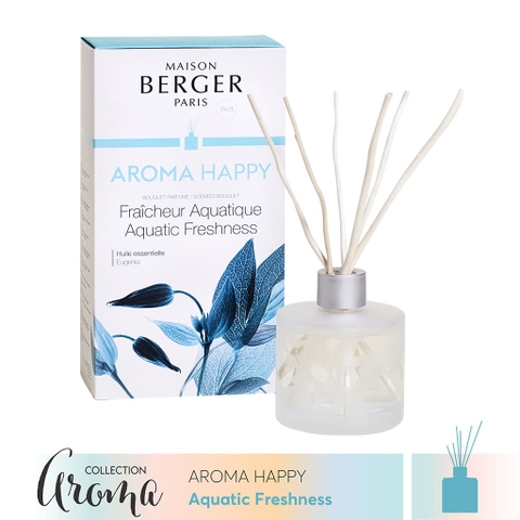 Lọ tinh dầu khuếch tán hương Aroma Happy Maison Berger 180ml
