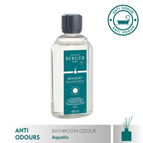 Tinh dầu khuếch tán, khử mùi phòng tắm hương Aquatic Maison Berger 400ml