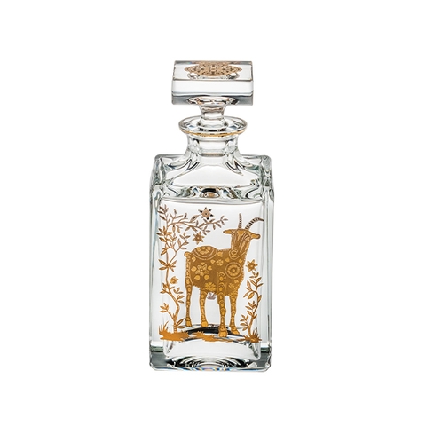 Vista Alegre - Bình Decanter whisky Golden hình dê vàng