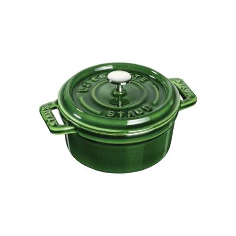 Nồi gang tròn màu xanh rêu Staub – ảnh 3