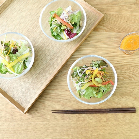 Bộ tô salad thuỷ tinh Aderia Rimlet – ảnh 5