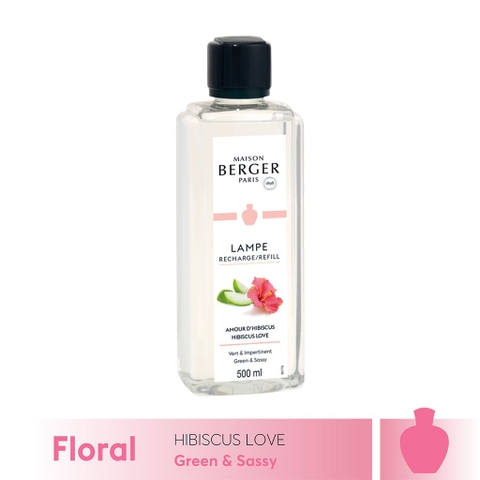 Tinh dầu đèn xông hương Hibiscus Love Maison Berger 500ml