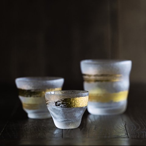 Bộ ly Sake Aderia Gold Ichimonji – ảnh 4