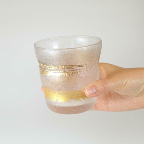 Bộ ly thủy tinh Aderia Gold Ichimonji – ảnh 3