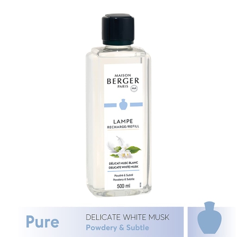 Tinh dầu đèn xông hương Delicate White Musk Maison Berger 500ml