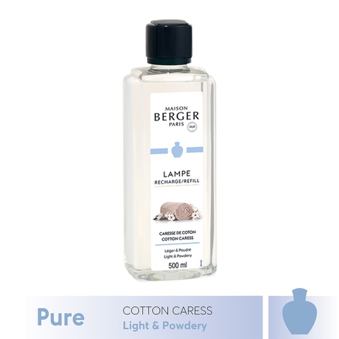 Tinh dầu đèn xông hương Cotton Caress Maison Berger 500ml