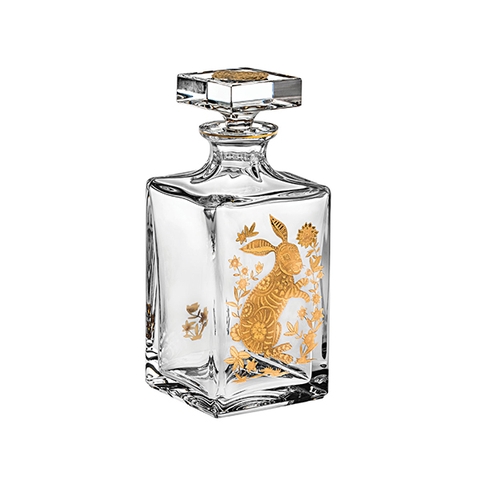 Vista Alegre - Bình Decanter whisky Golden hình thỏ vàng