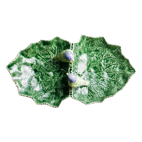 Đĩa lá đôi (sẻ xanh) Bordallo Pinheiro Bordallo Leaves – ảnh 2