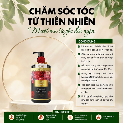 Sữa tắm hương nước hoa Hoàng Duy 800ml