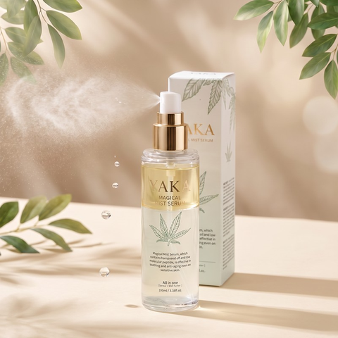 Xịt khóa dưỡng da serum 3 trong 1 YAKA cấp ẩm làm mềm mịn 100ml