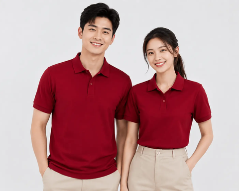 Áo Polo Đỏ Đô