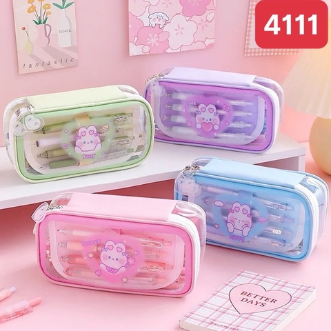Hộp Đựng Bút Bằng Vải Cute 4111