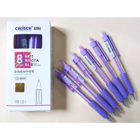 Viết Gel Nước Bấm Chosch 8698 Ngòi 0.5mm