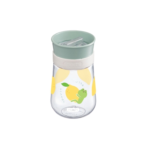 Bình tập uống thông minh Goki Circle 350ml - Xanh trà